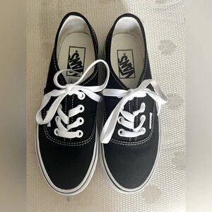 Vans Black and White Athletic Shoes